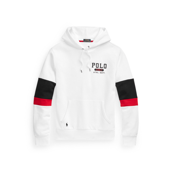 White Logo Double-Knit Mesh Hoodie Polo Ralph Lauren 2
