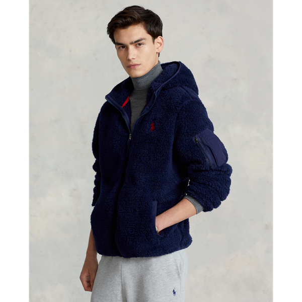 Cruise Navy Fleece Hooded Jacket Polo Ralph Lauren 1
