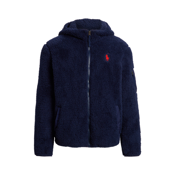 Cruise Navy Fleece Hooded Jacket Polo Ralph Lauren 2