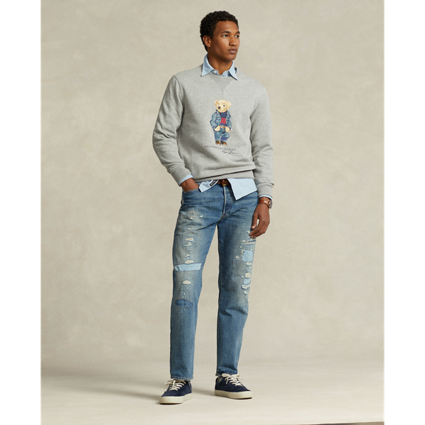 Sweat en molleton Polo Bear Polo Ralph Lauren en Denim Bear chin&eacute; Andover 4