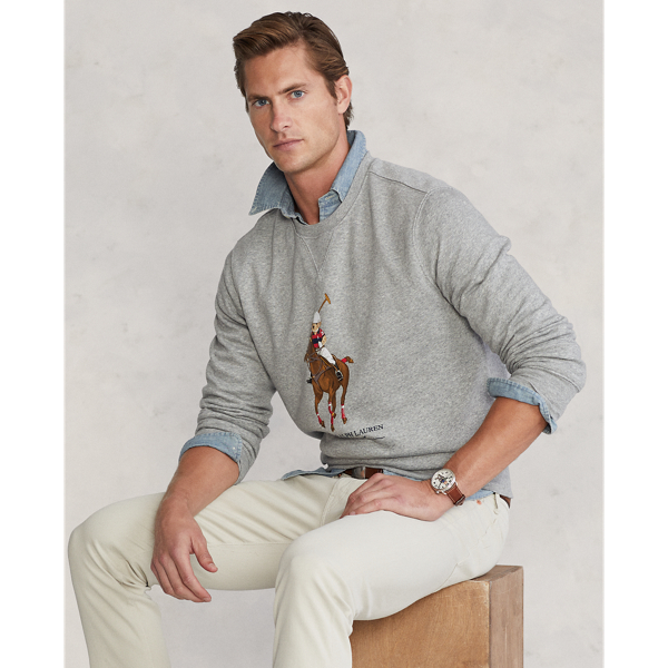 Polo Bear Big Pony Fleece Sweatshirt for Men Ralph Lauren UK