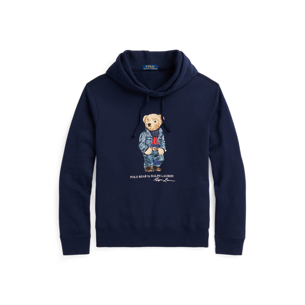 Polo sweatshirt with teddy bear on sale