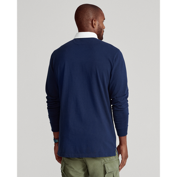 Refined Navy The Iconic Rugby Shirt Big & Tall 5