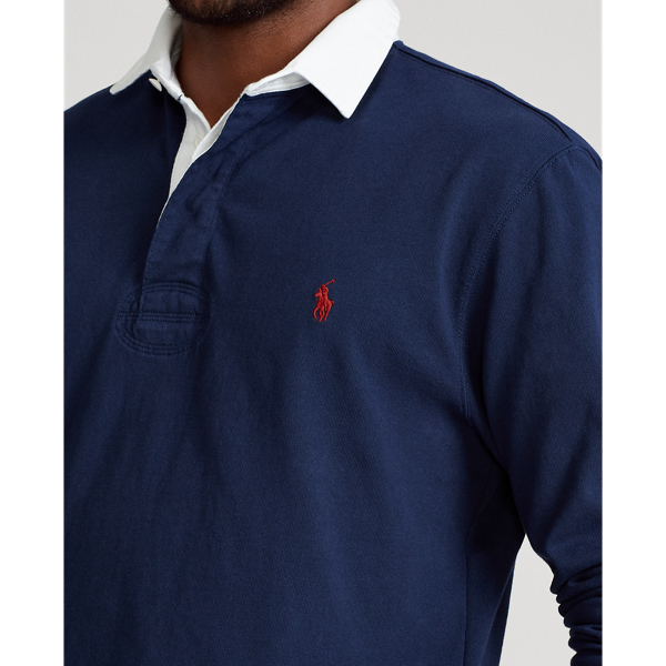 Refined Navy The Iconic Rugby Shirt Big & Tall 6