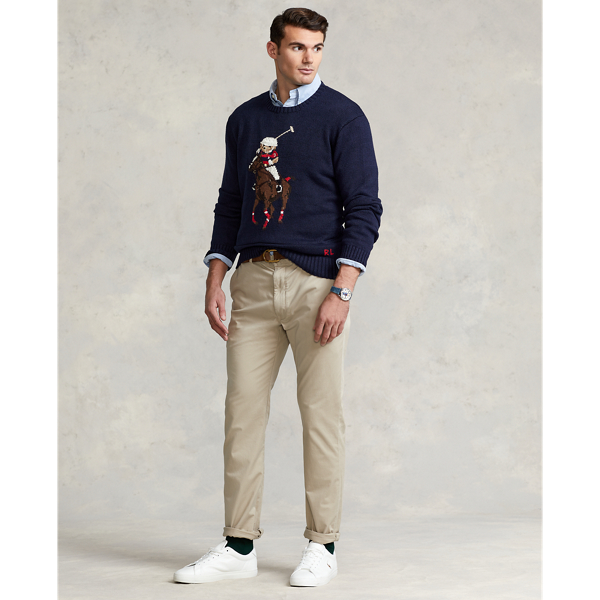 Navy Polo Bear & Big Pony Sweater Big & Tall 4