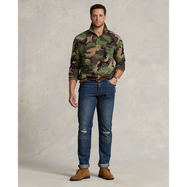 Polo shirt with camouflage print brand POLO RALPH LAUREN