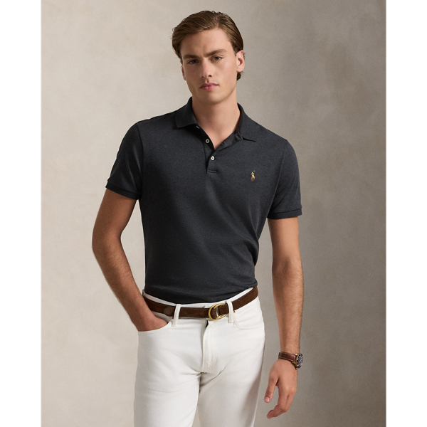 Men s Black Polo Shirts Ralph Lauren