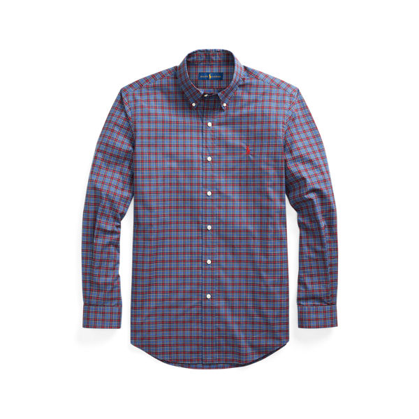 Custom Fit Striped Poplin Shirt