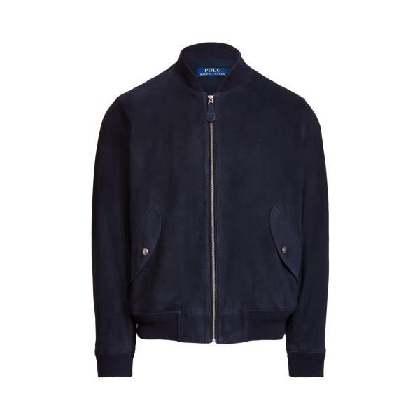 Ralph lauren suede bomber jacket hotsell