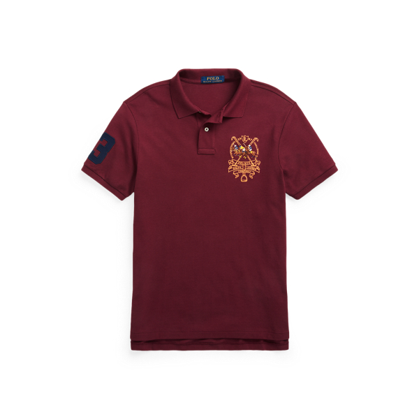 Custom Slim Fit Triple-Pony Polo Shirt for Men | Ralph