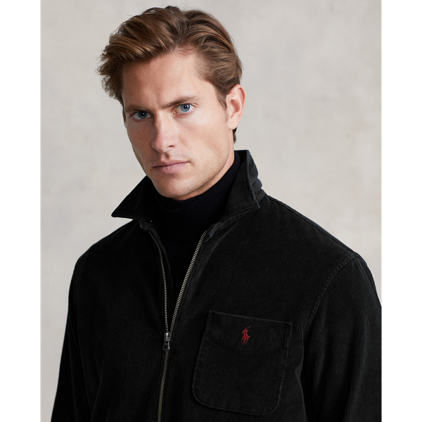 Surchemise en velours c&ocirc;tel&eacute; Polo Ralph Lauren en Noir 6