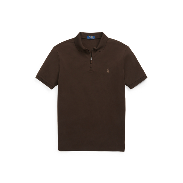 Polo de piqu&eacute; el&aacute;stico Custom Slim Fit