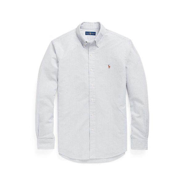 Custom Fit Striped Oxford Shirt Polo Ralph Lauren 1