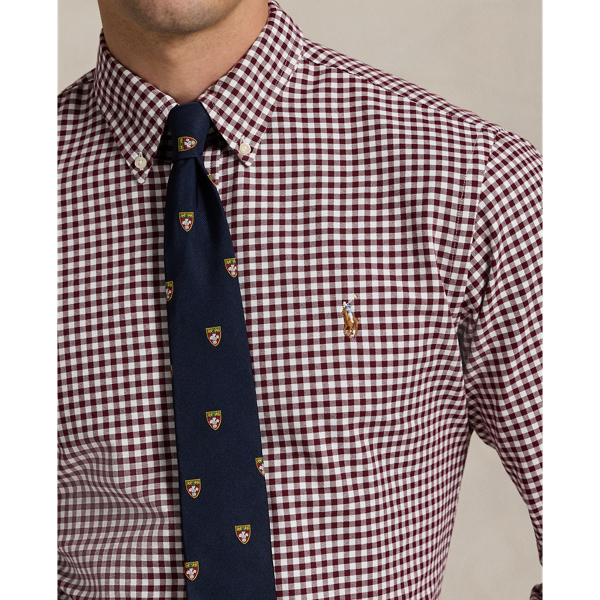 Custom Fit Gingham Oxford Shirt