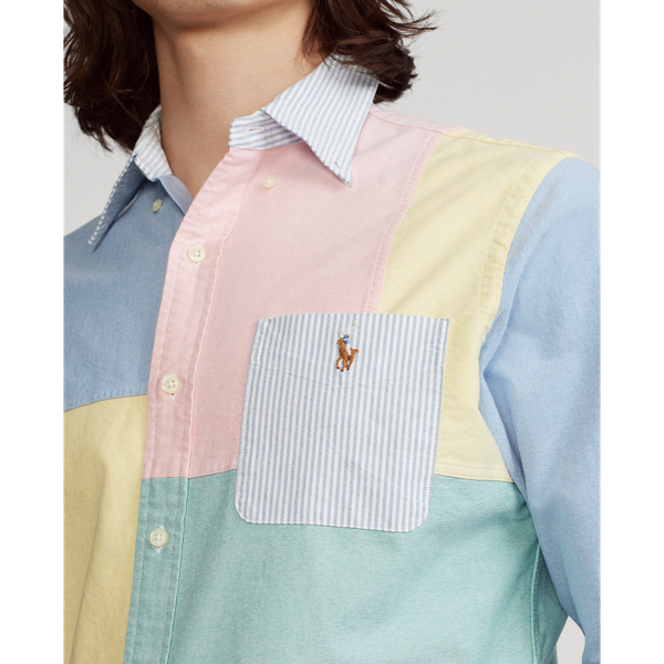 5500 Solid Multi Funshirt Custom Fit Oxford Fun Shirt Polo Ralph Lauren 6