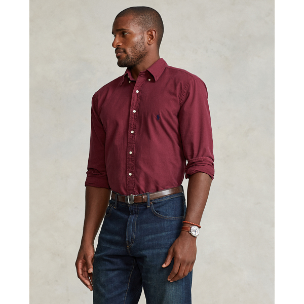 Garment-Dyed Oxford Shirt