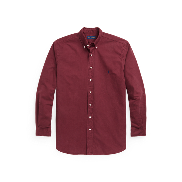 Garment-Dyed Oxford Shirt