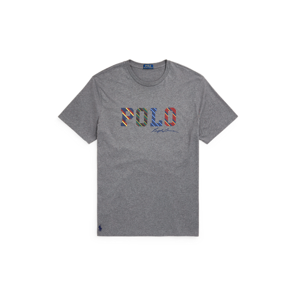 Striped-Logo Jersey T-Shirt
