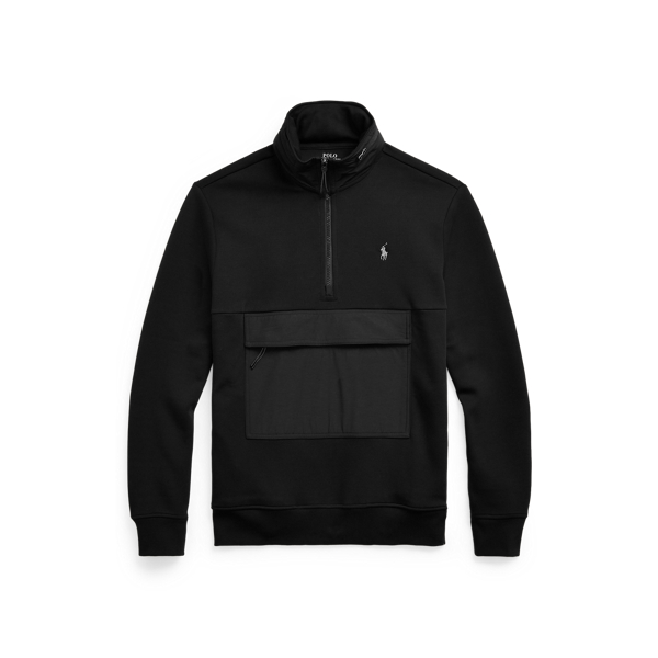 Black Water-Repellent Hybrid Hoodie Polo Ralph Lauren 2