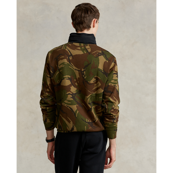 Wasserabweisender Hybrid-Kapuzenpullover Polo Ralph Lauren in Camouflage/Schwarz 5