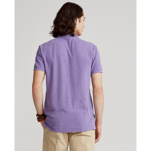 Safari Purple Heather/C79 Classic Fit Mesh Polo Shirt Polo Ralph Lauren 4