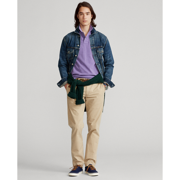 Safari Purple Heather/C79 Classic Fit Mesh Polo Shirt Polo Ralph Lauren 6