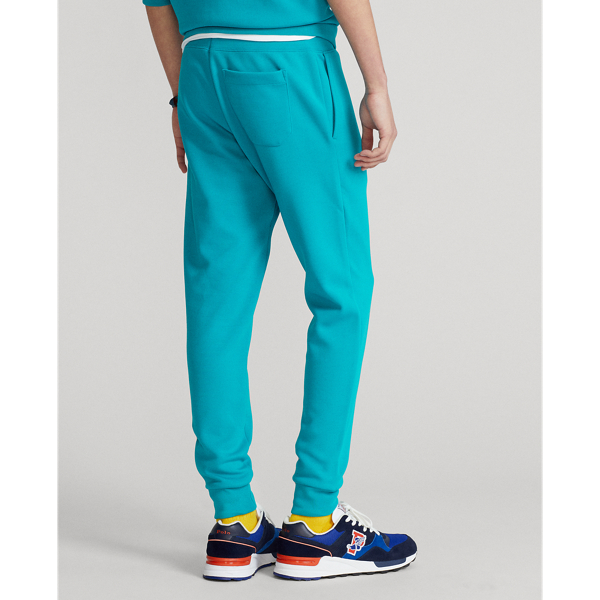 Pantalon jogging jersey double logo Polo Ralph Lauren en Aigue-marine profond 5