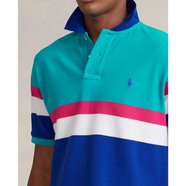 Polo in piqu&eacute; a righe Classic-Fit Polo Ralph Lauren in Giallo corsa multi 6