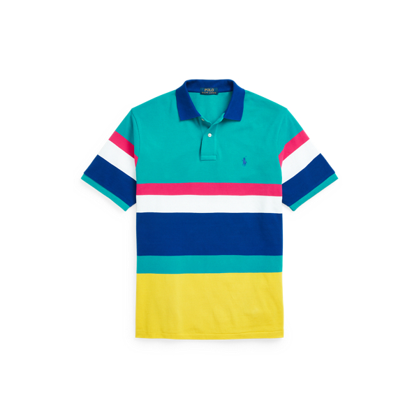 Polo in piqu&eacute; a righe Classic-Fit Polo Ralph Lauren in Giallo corsa multi 2