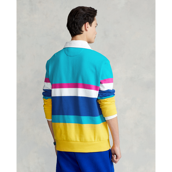 Das RL-Rugby-Fleece Polo Ralph Lauren in Rennsport-Gelb multi 5