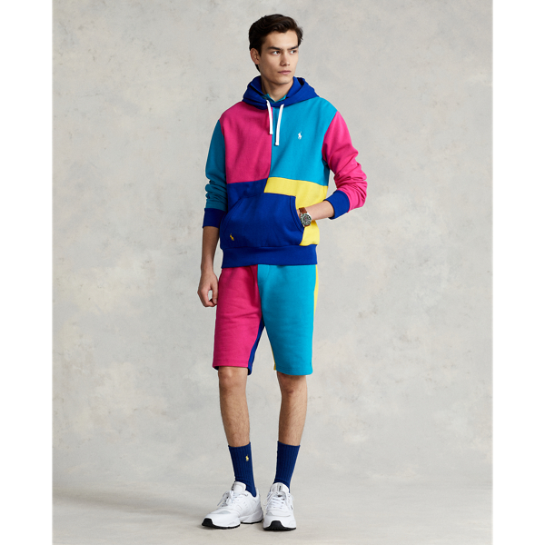Sweat &agrave; capuche en color-block Polo Ralph Lauren en Aigue-marine prfnd multi 4