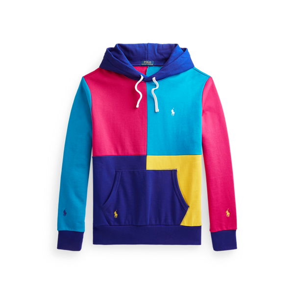 Multi color polo hoodie sale