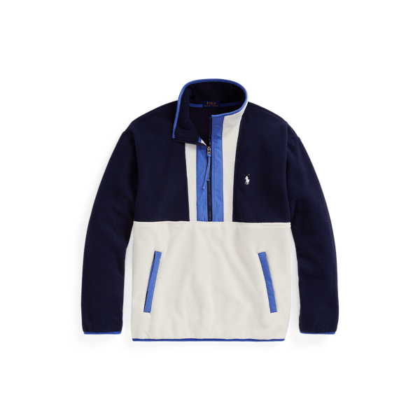 Pull en molleton color-block Polo Ralph Lauren en Marine croisi&egrave;re multi 2