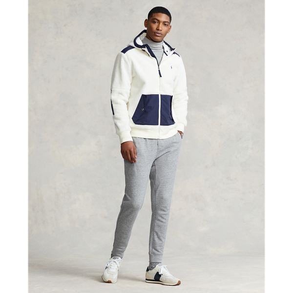 Clubhouse Cream Hybrid Fleece Hoodie Polo Ralph Lauren 4