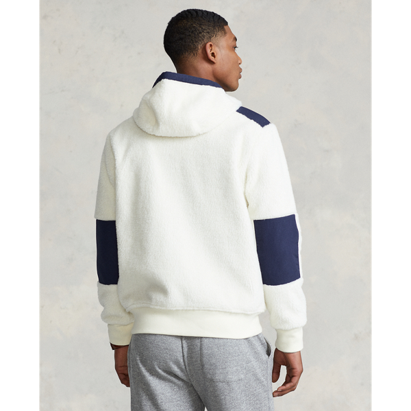 Clubhouse Cream Hybrid Fleece Hoodie Polo Ralph Lauren 5