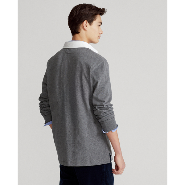 Das klassische Rugbyhemd Polo Ralph Lauren in Mittleres Flanellgrau 5