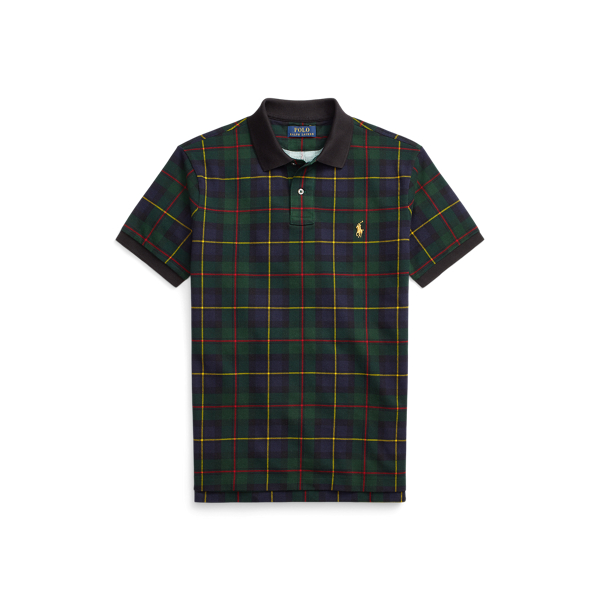 Custom-Slim-Fit Piqu&eacute;-Polohemd Polo Ralph Lauren in Das Polo-Tartan 2