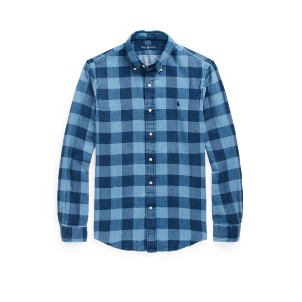 Custom Fit Plaid Double-Faced Shirt Polo Ralph Lauren 1