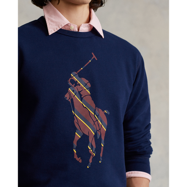 Sweat Big Pony en molleton Polo Ralph Lauren en Refined Navy 6