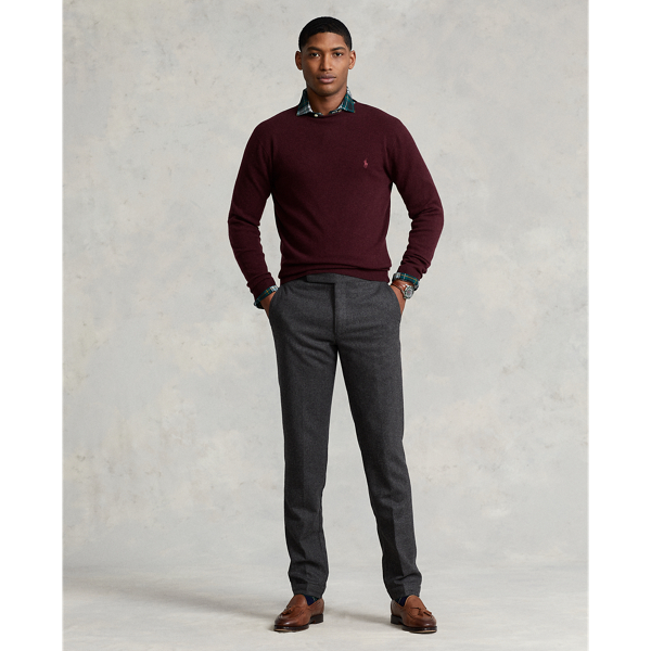 Aged Wine Heather Wool Rollneck Jumper Polo Ralph Lauren 4