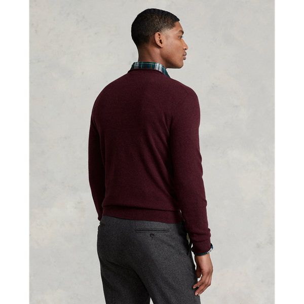 Aged Wine Heather Wool Rollneck Jumper Polo Ralph Lauren 5