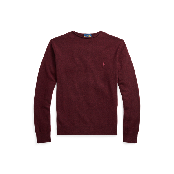Aged Wine Heather Wool Rollneck Jumper Polo Ralph Lauren 2