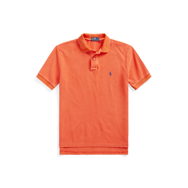Spectrum Orange Original Fit Mesh Polo Shirt Polo Ralph Lauren 2