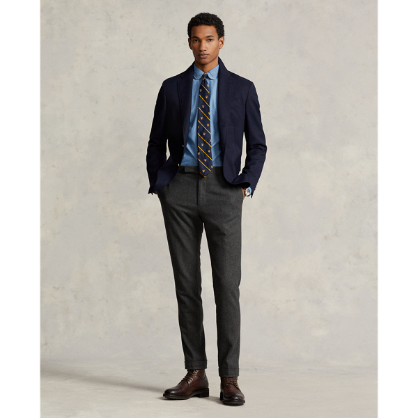 Indigoblaues Custom-Fit Chambrayhemd Polo Ralph Lauren in Medium Blue 4