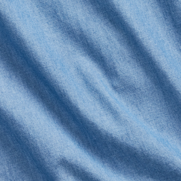 Indigoblaues Custom-Fit Chambrayhemd Polo Ralph Lauren in Medium Blue 10