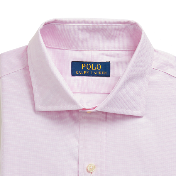 3183b Pink/White Slim Fit Easy Care Poplin Shirt Polo Ralph Lauren 7