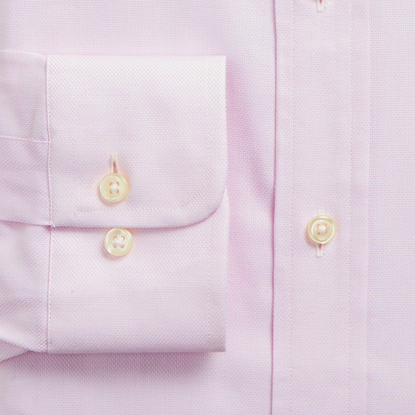 3183b Pink/White Slim Fit Easy Care Poplin Shirt Polo Ralph Lauren 8
