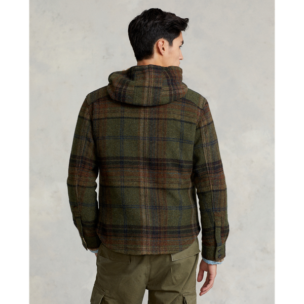 Tartan Shetland Wool Shirt Jacket Ralph Lauren UK