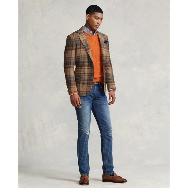 Die karierte Jacke RL67 Polo Ralph Lauren in Braun 4