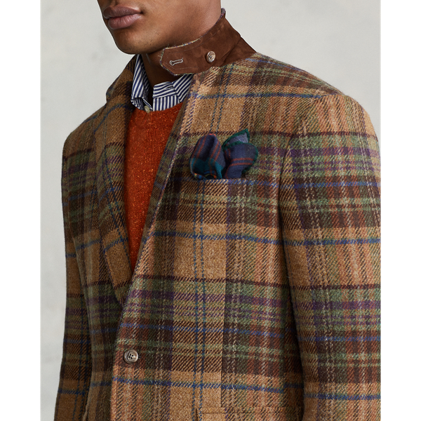 Die karierte Jacke RL67 Polo Ralph Lauren in Braun 6